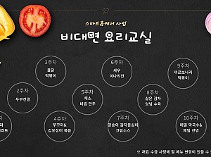 2024년 스마트 홈케어 사업 비대면 요리교실 강의계획서